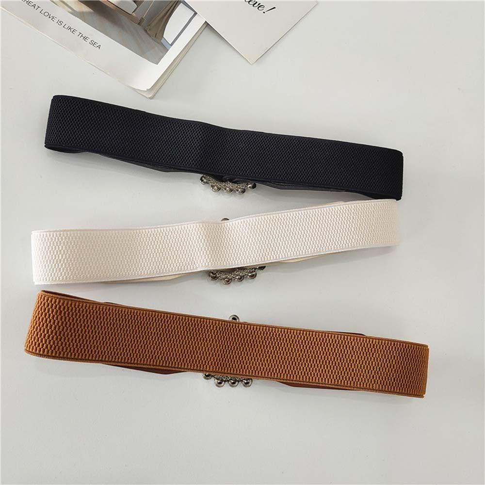 JARRED Thắt Lưng Da Pu Khóa Trái Tim Màu Đen Thời Trang Cho Nữ