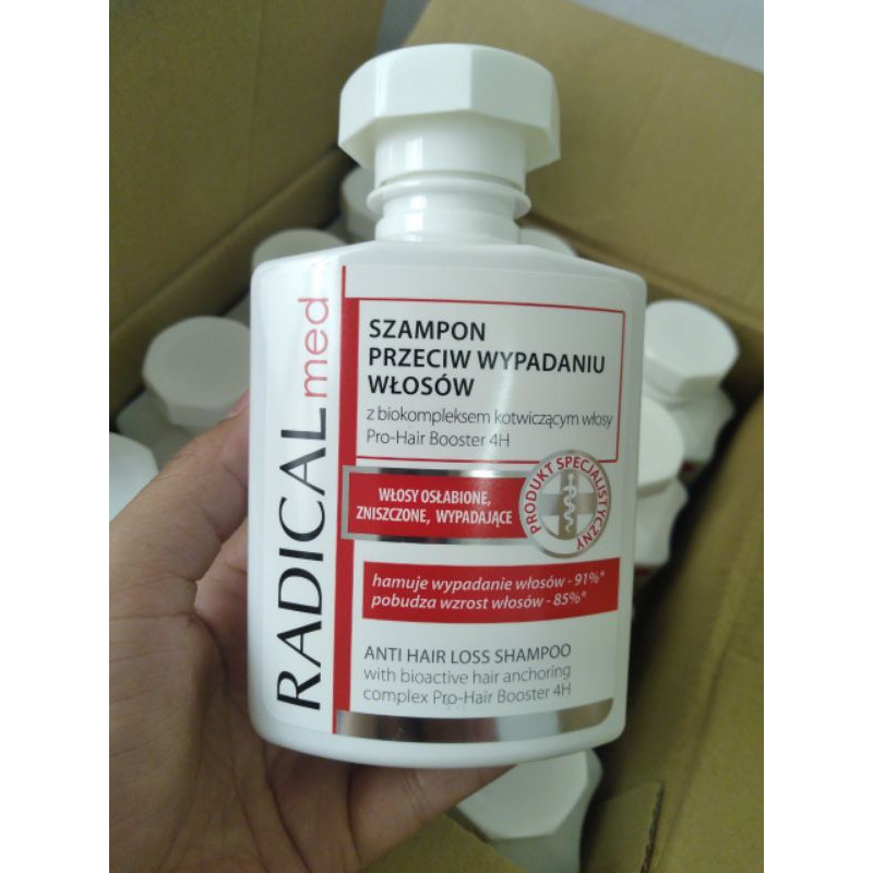 Dầu Gội Làm Sạch Và Ngăn Rụng Tóc, Tăng Khả Năng Mọc Tóc Radical Med Đỏ