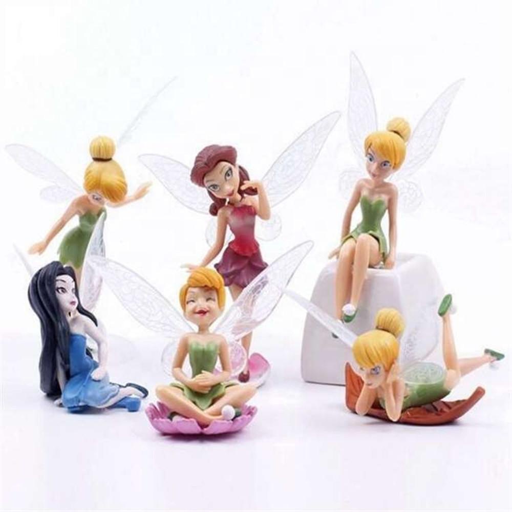 LAKAMIER Set 6 Đồ trang trí Búp Bê Thiên Thần Dễ Thương