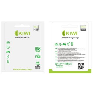 Combo bộ pin + sạc kiwi vỉ 4 viên
