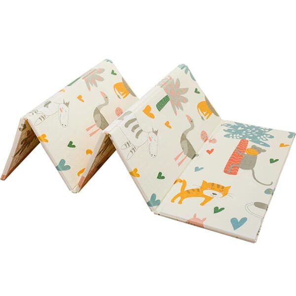 [Vệ sĩ bé yêu] Thảm xốp 2 mặt gấp gọn XPE phủ silicon