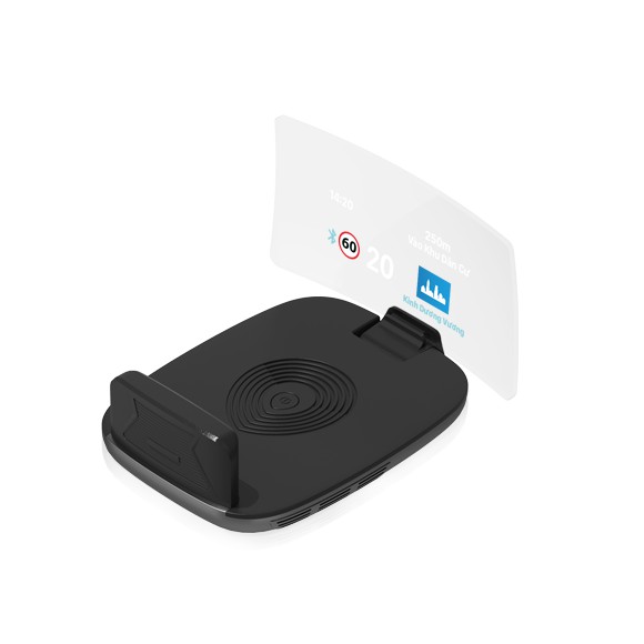 HUD Vietmap H1N - Đồng bộ dẫn đường ngã rẽ, cảnh báo tốc độ, biển báo