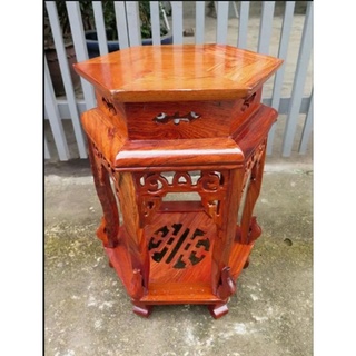 Đôn gỗ hương cao 60cm mặt 32cm