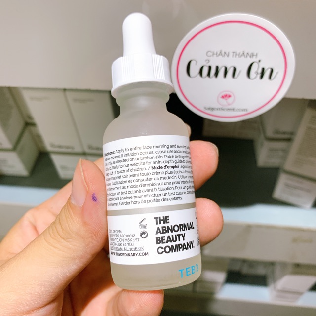 Tinh chất giảm mụn The Ordinary Niacinamide 10% + Zinc 1% ( 30mL )