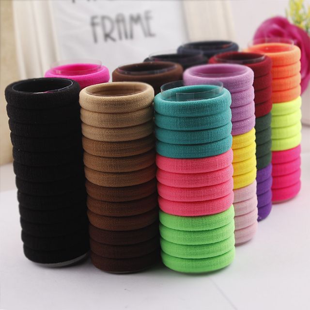 1 SET 24 CÁI THUN CỘT TÓC NHIỀU MÀU