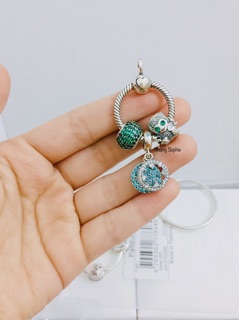 Mặt dây chuyền dùng để mix charm bạc (ko kèm charm)