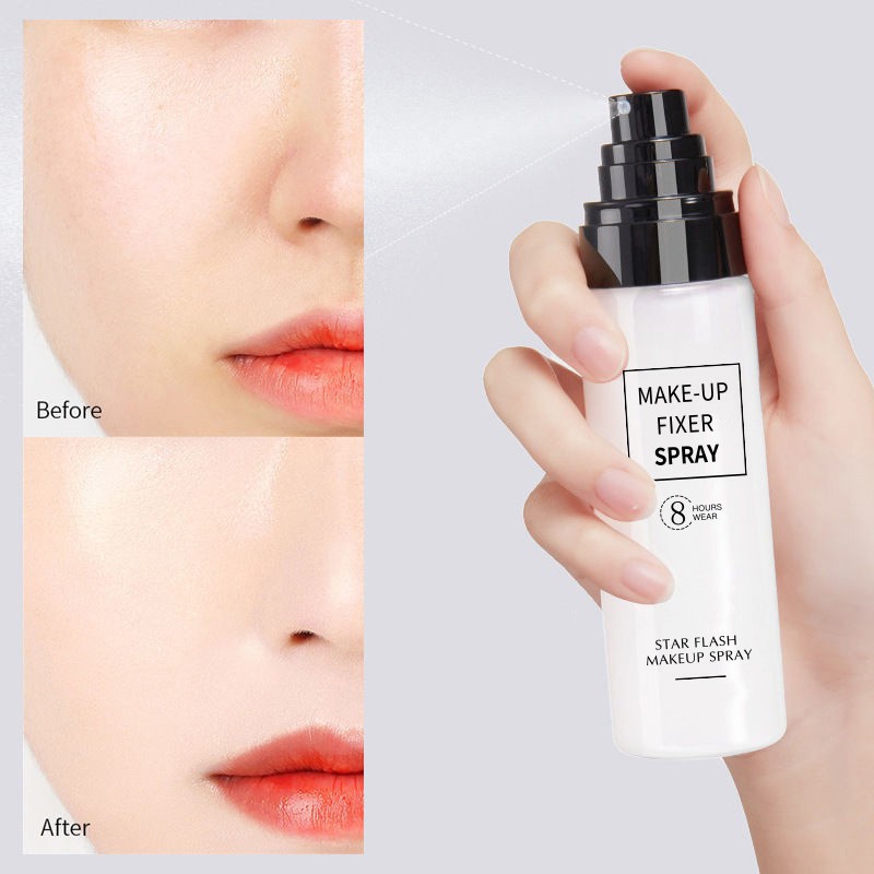 Xịt Nhũ Khóa Trang Điểm Star Flash Make Up Spray 8 Hours Wear Chính Hãng Nội Địa Trung