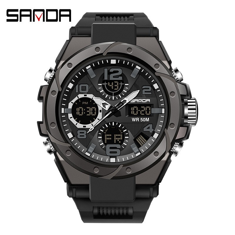 FREESHIP_Đồng hồ thể thao nam SANDA 6018 chính hãng máy nhật SD04-GOZID.WATCHES