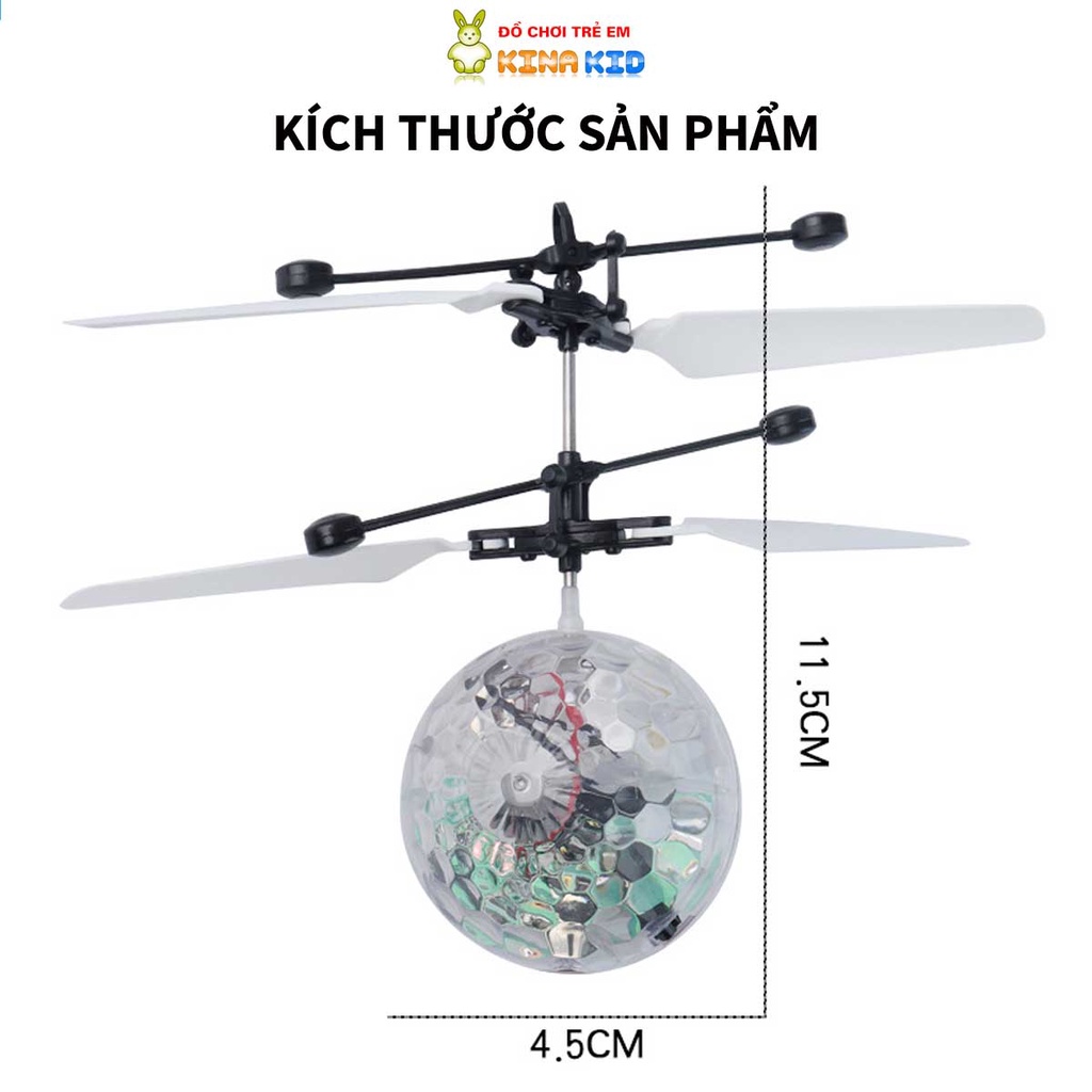 Quả Cầu Bay Cảm Ứng Phát Sáng Siêu Đẹp Hover Sphere, Sáng Tạo Và Vui Nhộn Cho Bé