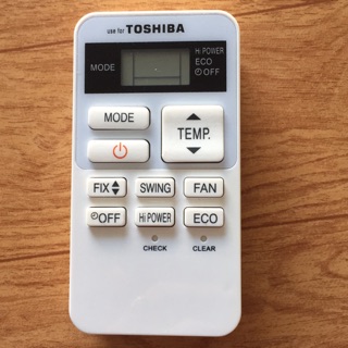 Remot Toshiba Ngắn dành cho máy lạnh