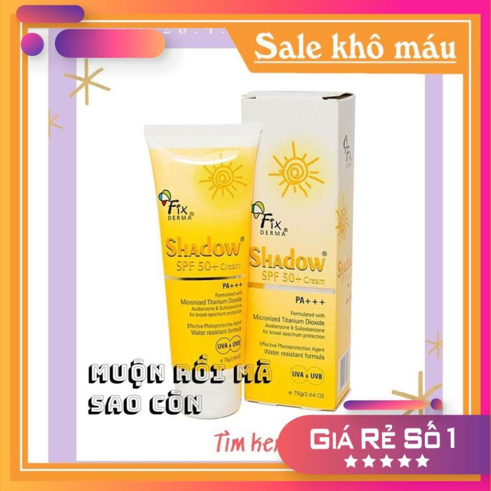 Kem Chống Nắng Fixderma Shadow SPF 50+ (75g)