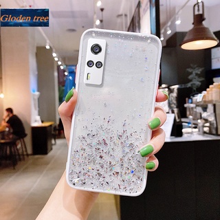 Ốp Điện Thoại Dẻo Họa Tiết Ngôi Sao Lấp Lánh Dễ Thương Chống Sốc Cho Vivo Y51 2020 Y31 2021 Y51A Y50 Y30 Y30I Y5S Y19