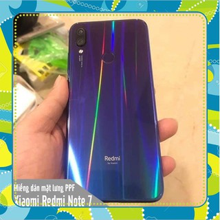 Miếng dán PPF 7 màu cho Xiaomi Redmi Note 7 chống trầy mặt lưng