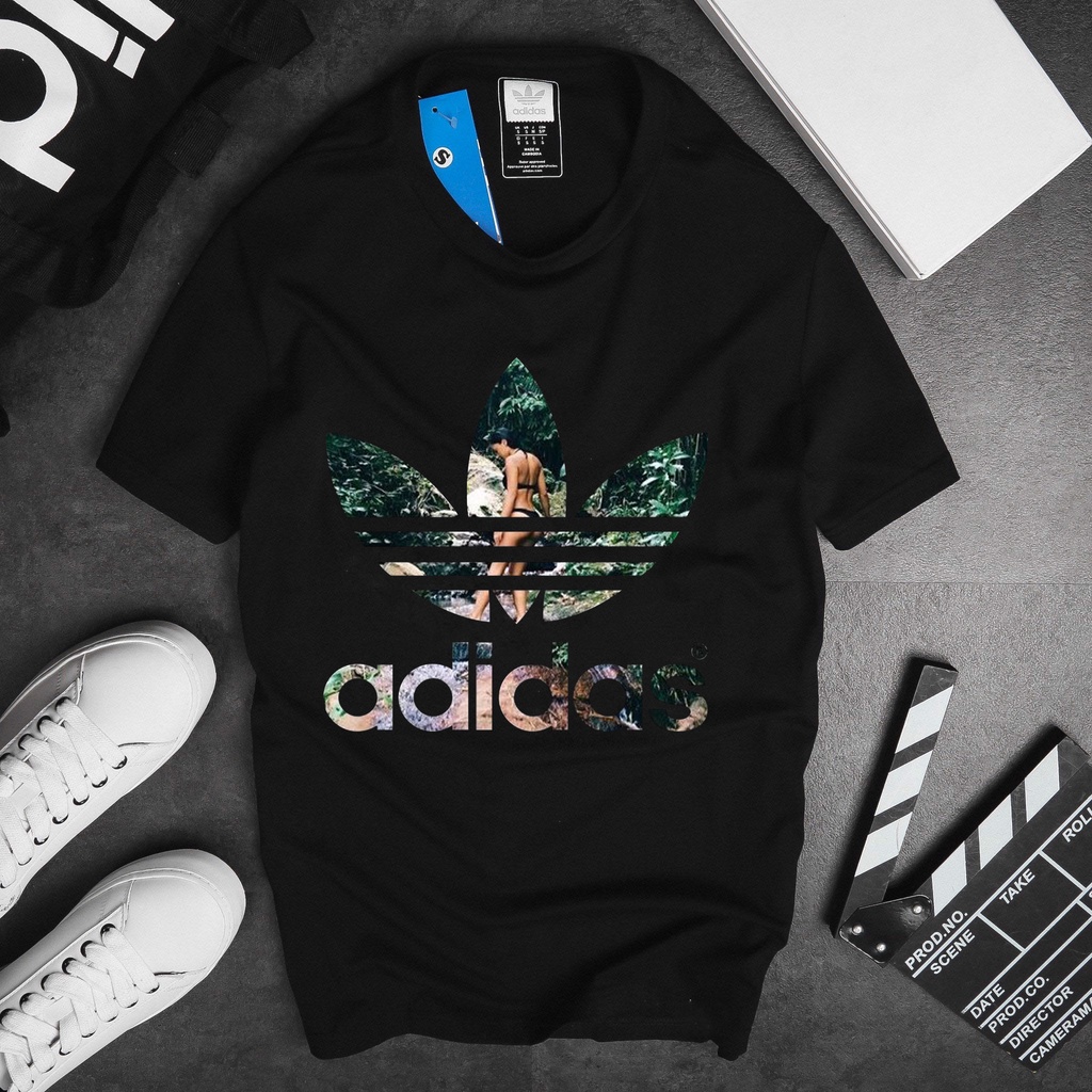 Áo Thun Adidas Nam Nữ Chính Hãng 100% Cotton Adidas Họa Tiết Cao Cấp