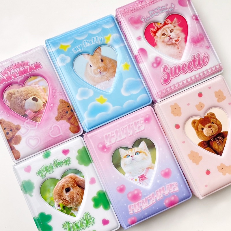 Album Ảnh Cocoplanet - Collect Book Hàn Đựng Thẻ Bo Góc 1 ô 2 ô Sheet PVC