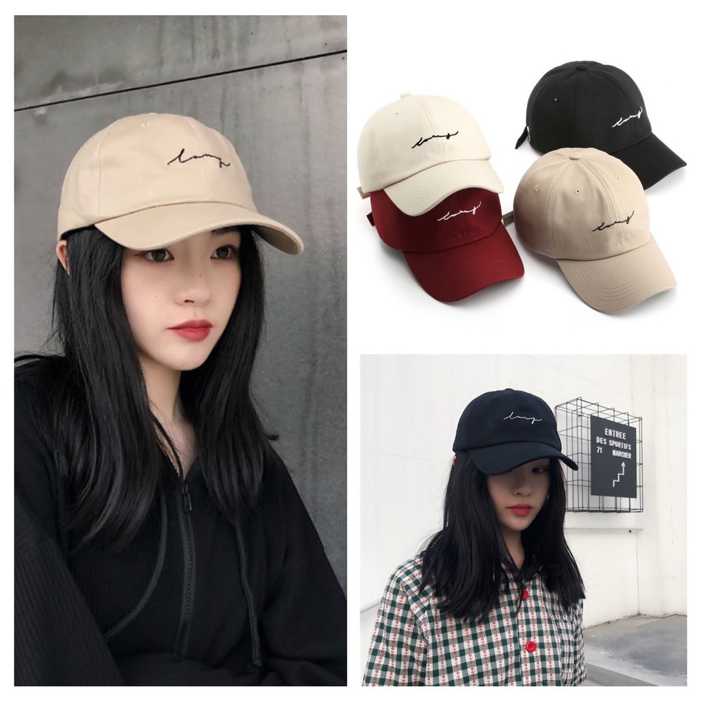 Mũ lưỡi trai họa tiết thêu,Nón kết nhiều màu phong cách Ulzzang form unisex nam nữ