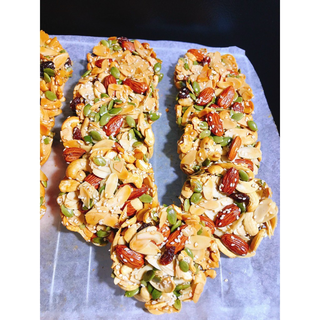 Bánh Mix Hạt Dinh Dưỡng Ăn Vặt Cho Bà Bầu- Thanh Ngũ Cốc Tập Gym- Bánh Hạt Ăn Kiêng Giảm Cân- Bánh Mix Hạt Hai Vị