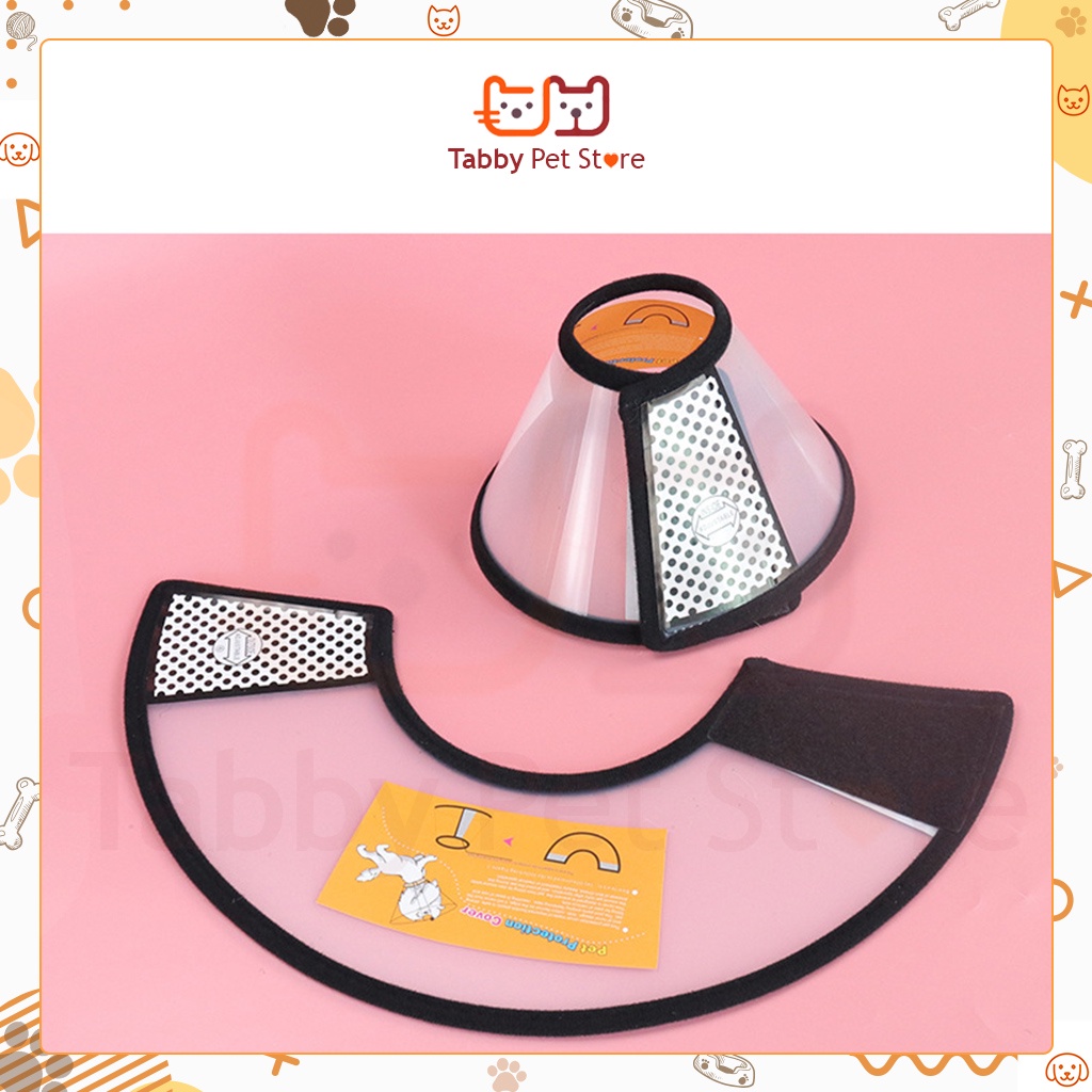 Vòng Loa chống liếm cho mèo chó thú cưng chính hãng Tabby Pet Store