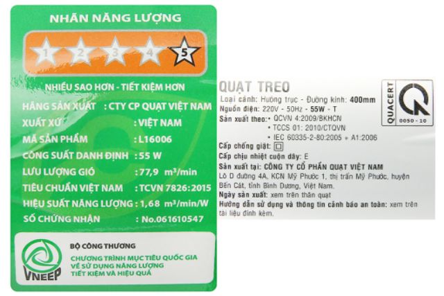 Quạt treo Rmot Asia L16006