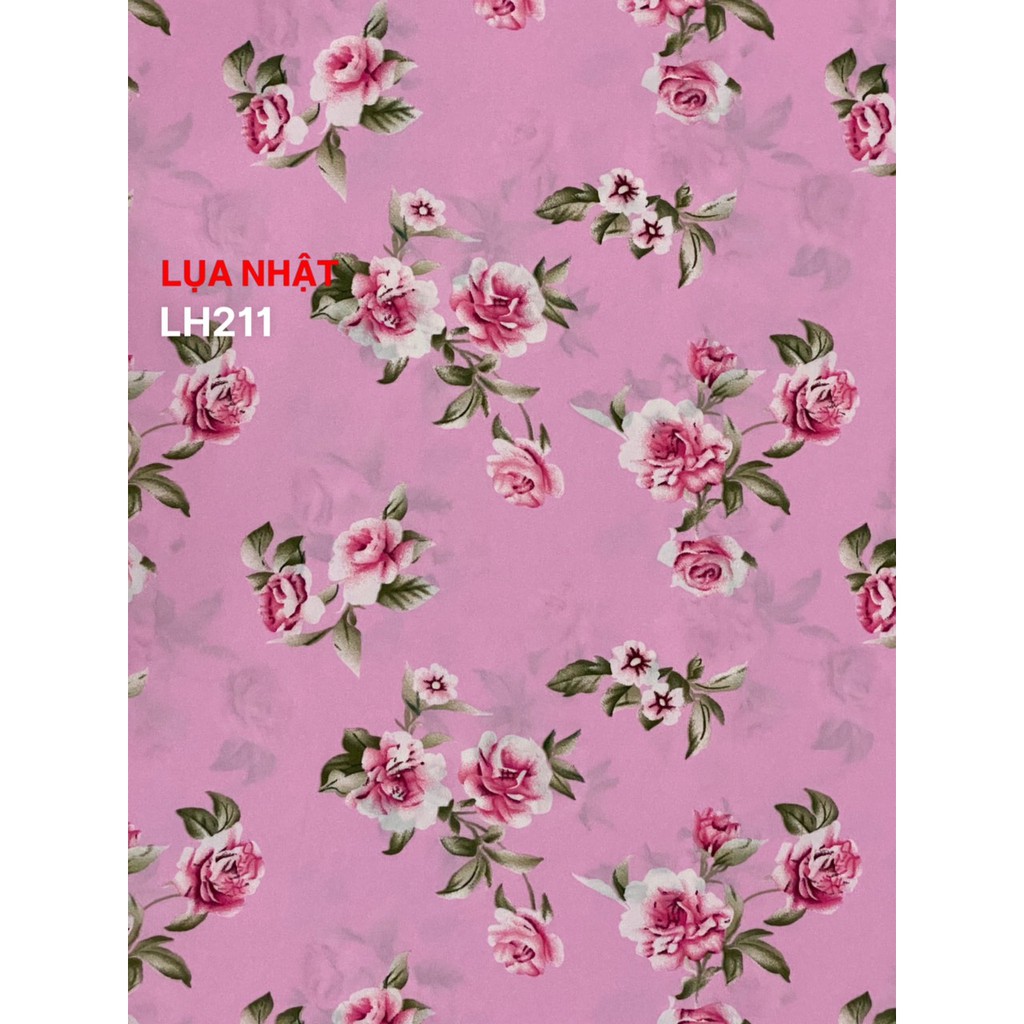 VẢI LỤA  HOA MỀM MỊN - DÒNG VẢI THÔNG DỤNG - 1 MÉT X 1M5