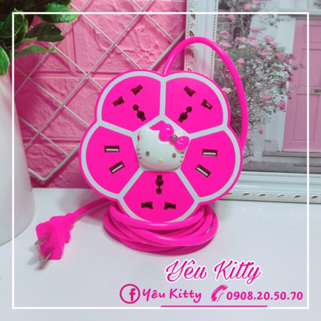 Ổ CẮM ĐIỆN HELLO KITTY