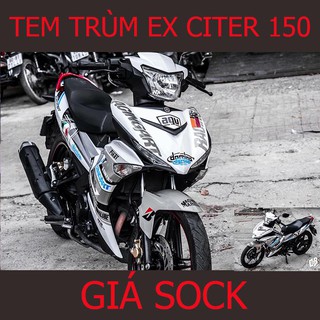 Tem Trùm Xe Exciter 150 Ex ( mẫu mới hot nhất)