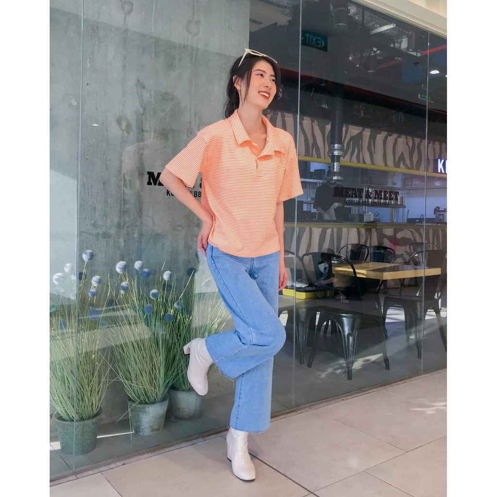 Áo Thun Polo Sọc 5M LEO's