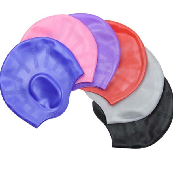 Mũ bơi giá rẻ Lang Jian - Mũ bơi che tai Đài Loan