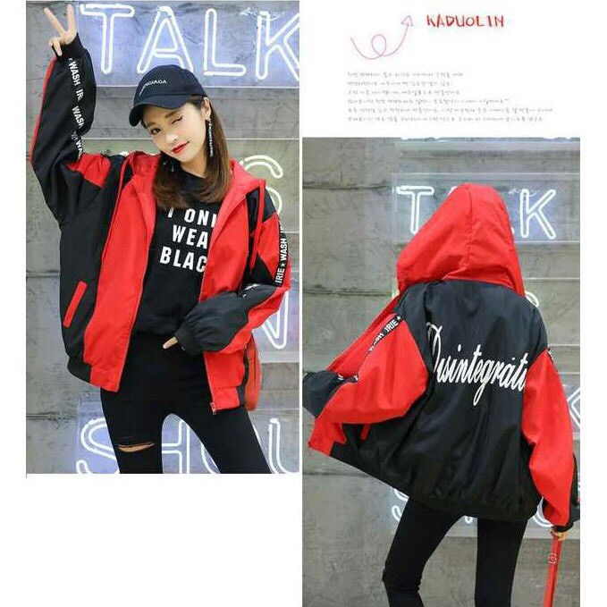 Áo khoác dù nữ thêu 'chim trên cành' siêu cute. | BigBuy360 - bigbuy360.vn