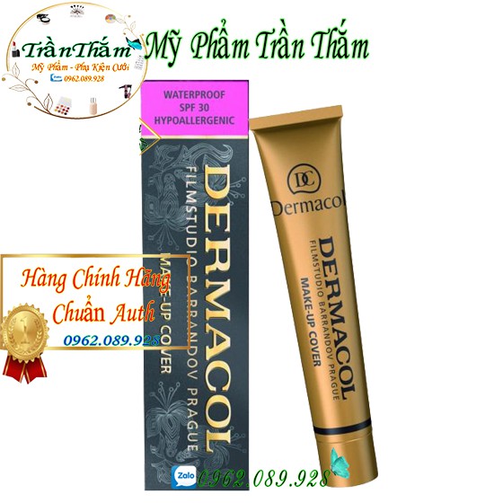 Kem Che Khuyết Điểm Dermacol Make up Cover 30g Che Xăm Chống Nước Chống Trôi