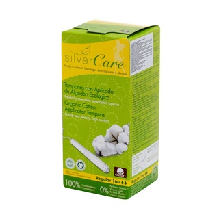Tampon hữu cơ có cần đẩy Silvercare