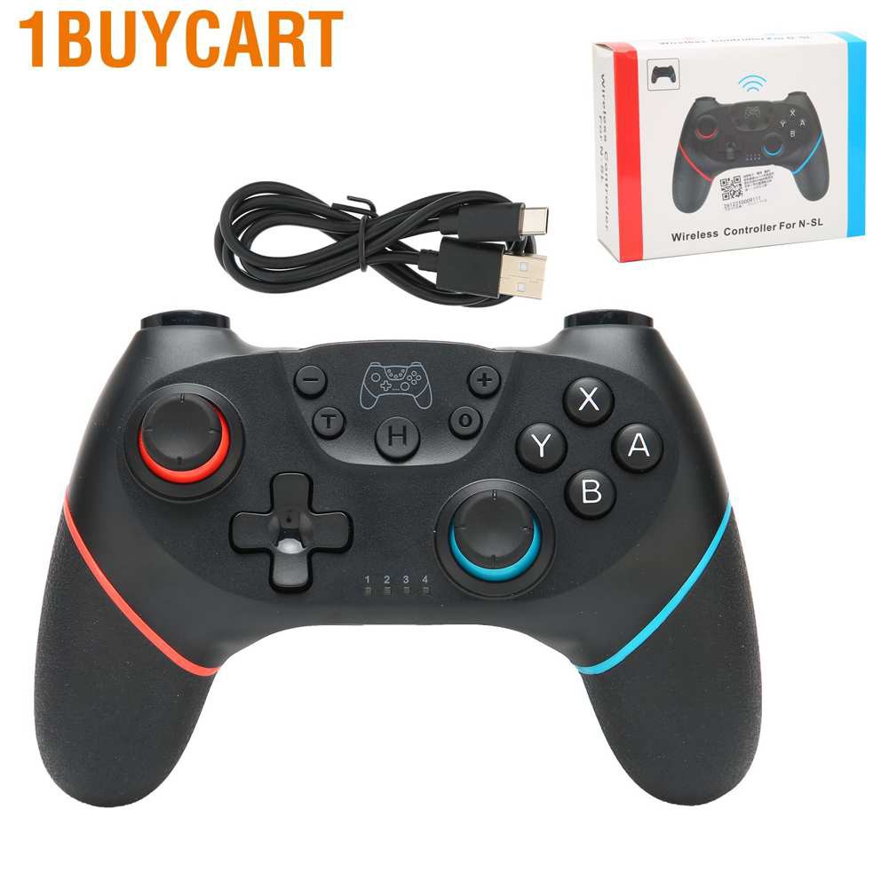 Tay Cầm Chơi Game Bluetooth Không Dây 1buycart Với Rung Kép 6 Trục