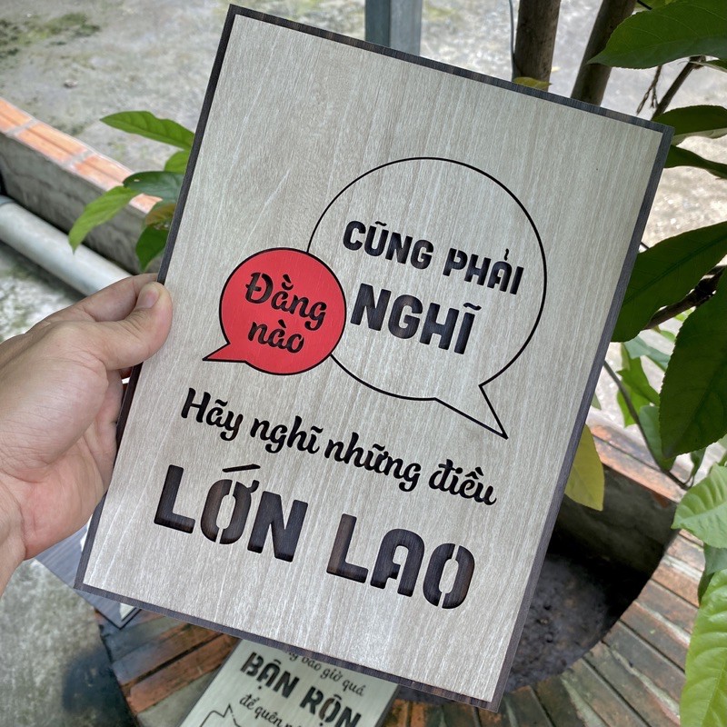 Tranh Slogan Tạo Động Lực LEVU069 động viên tinh thần khởi nghiệp