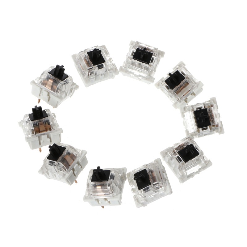 10Pcs 3 Pin Mechanical Keyboard Switch Waterproof Blue Replace For Gateron Cherry MX