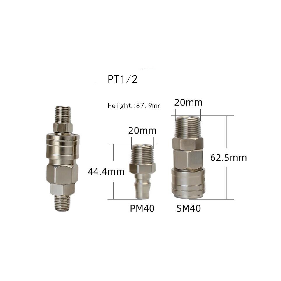 Khớp nối nhanh japan tự động ren ngoài 21mm