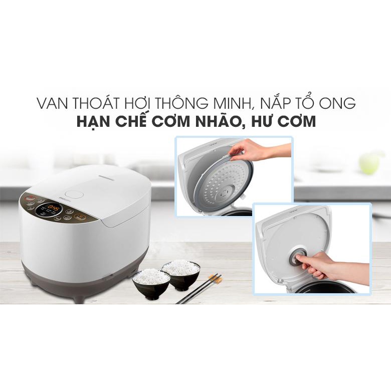 HD4515 - Nồi cơm điện tử Philips 1.8 lít HD4515 - Hàng chính hãng - Smart House