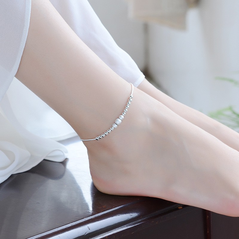 18 style S925 silver anklets ladies accessories Korean jewelry fashion anklet gelang kaki silver