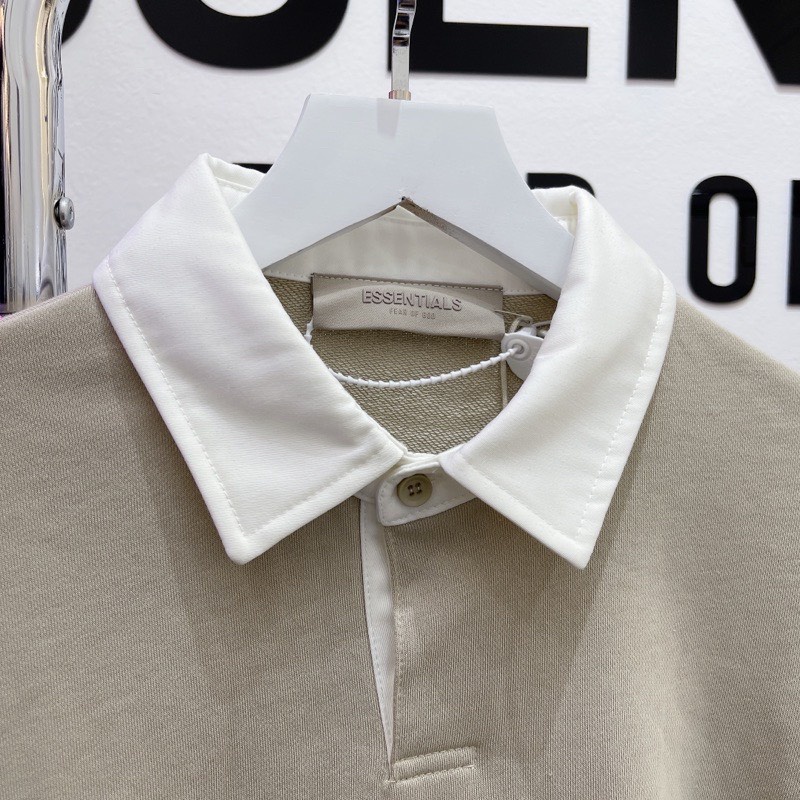Áo Polo FOG Fear Of God ESSENTIALS ''1977'' Long Sleeve Polo