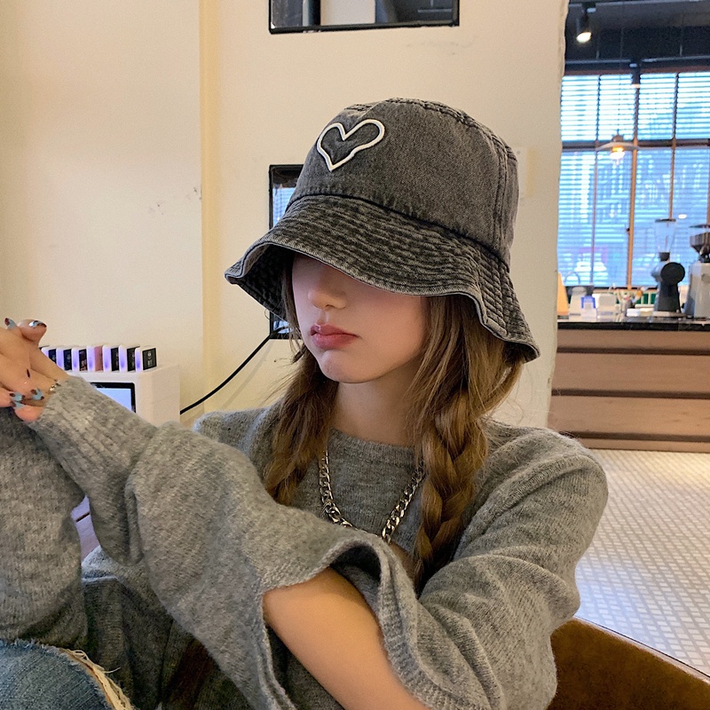 Hàng Mới Về Nón Bucket Màu Đen Che Nắng Thời Trang Mùa Hè Cho Nữ