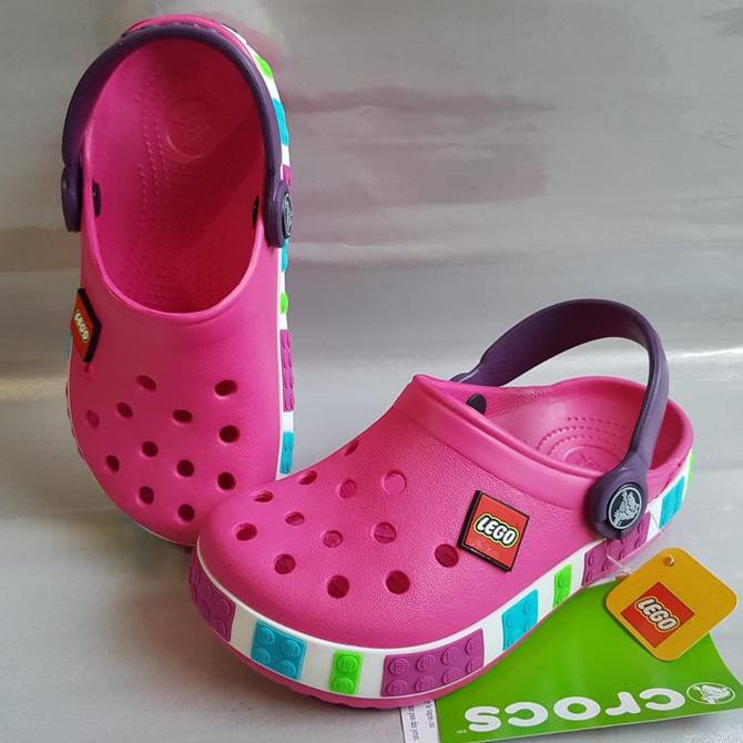 Giày Sandal Crocs Màu Vàng Hồng C10-11 28-29 Cho Bé