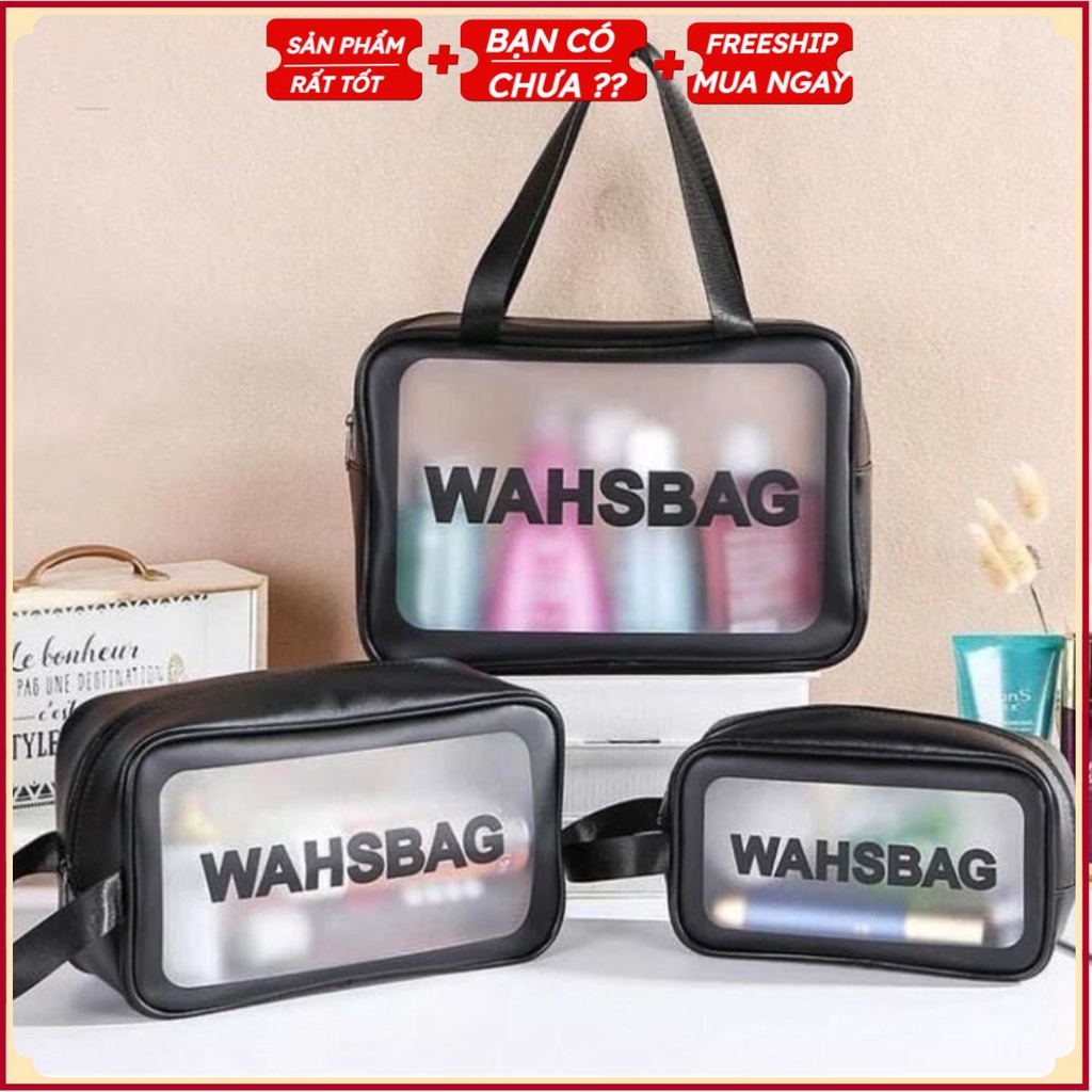 PVN24555 Túi đựng mỹ phẩm/ Đồ trang điểm du lịch chống thấm nước Washbag - Hàng đẹp T2