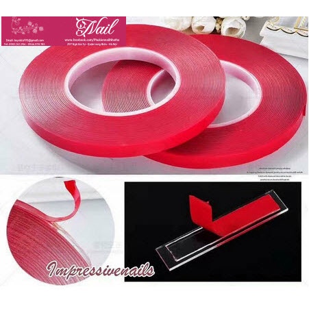 Băng Keo Tạo Fan, Băng Dính Taọ Fan Mi , dán móng mẫu - Lẻ 1 Cuốn