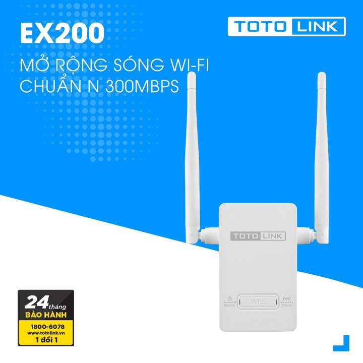 Bộ thu phát wifi Totolink EX200