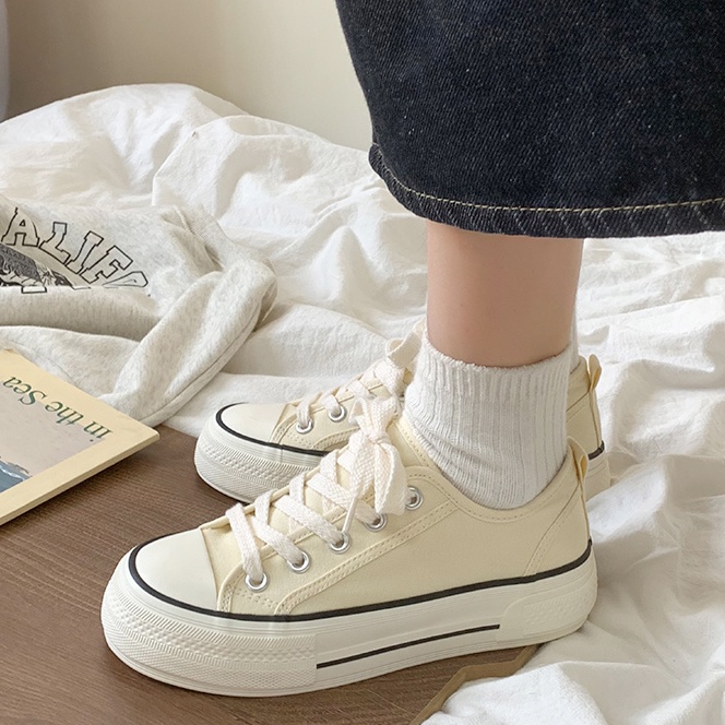 Mistery Giày Bata Trắng Thời Trang Năng Động MIS-812