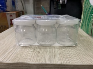 Hũ yogurt thủy tinh lô 6