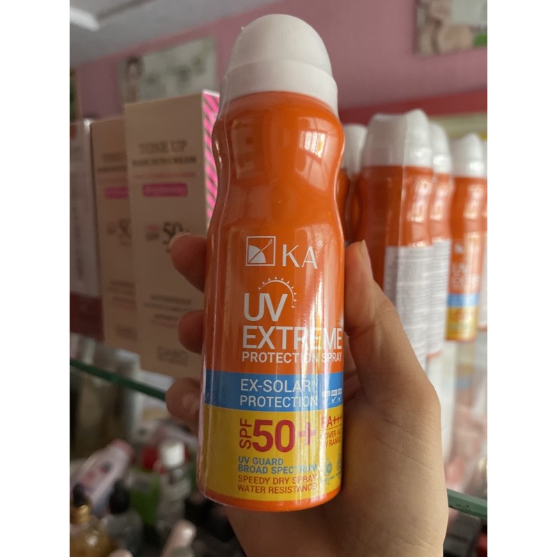 Xịt chống nắng kháng nước KA UV Extreme Protection Spray SPF 50+ PA+++ 50ml