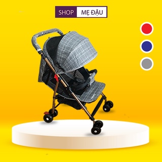 Xe đẩy gấp gọn cho bé gọn nhẹ có thể đem đi du lịch. Xe đẩy trẻ em 3 tư thế đệm lướt thoáng khí dễ vệ sinh - XD901