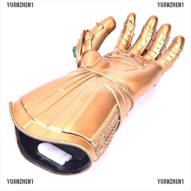 Găng tay vô cực có đèn LED phát sáng hóa trang Thanos Avengers