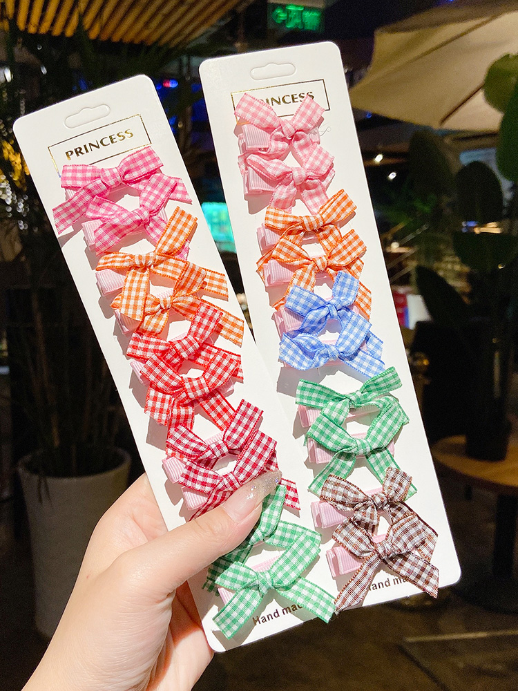 Set kẹp tóc hình nơ dễ thương dành cho bé gái