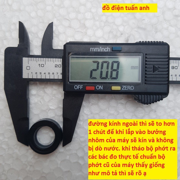 BỘ PHỚT, VAN MỘT CHIỀU MÁY BƠM RỬA XE MINI CAO ÁP DÙNG PHỚT 12-20